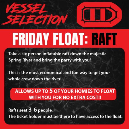 Friday Float Raft 2026